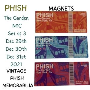 PHISH - VINTAGE - MAGNETS Pack of 3